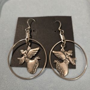 Angel Hoop Earrings